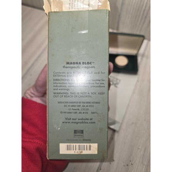 Magna Bloc Neodymium Therapeutic Magnets By Amway 3 With Box 1999 - Picture 2 of 10